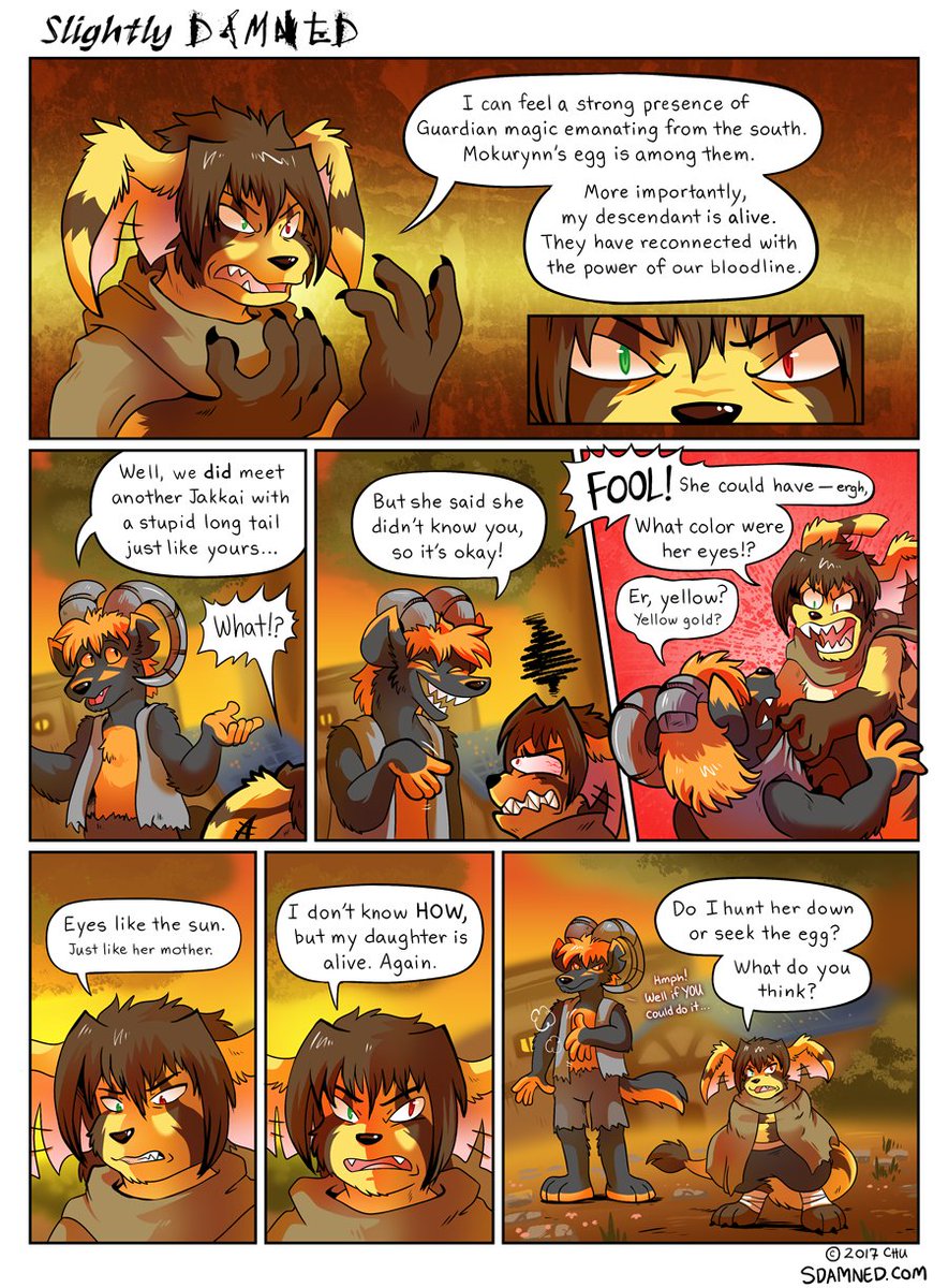 I was queuing up posts on tumblr (my name there is hyenafu) and forgot all about this 'Doofshade' from last year... (with comic page for reference)