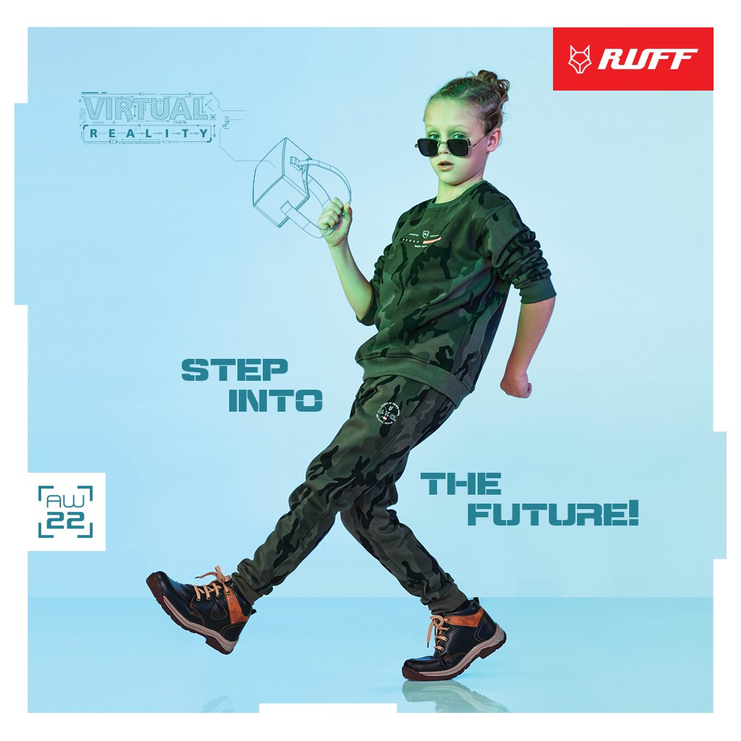 ruff_kids's tweet photo. Groove to the beats of the future!
Check out RUFF’s latest #AW22 Collection now!
Visit nearest RUFF store - https://t.co/J36pxLB5S2
Or shop online - https://t.co/itOuzgyXOc
#RUFF #VRBoys #AW22Collection https://t.co/ZMFfuGL2u2