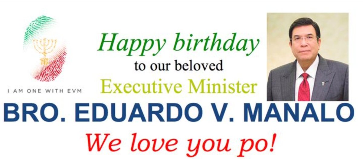 ariel_relon's tweet photo. Happy birthday po Ka Eduardo V. Manalo!
๐๐ฎ๐น
#ExecutiveMinister
#IAmOneWithEVM
#ForeverINC
Please LIKE and SUBSCRIBE YouTube channel Aling TV.
๐๐๐โฌ๏ธโฌ๏ธโฌ๏ธ๐
https://t.co/ET8zKgQTqX
https://t.co/ET8zKgQTqX
https://t.co/ET8zKgQTqX https://t.co/Fp9oeo5o6V