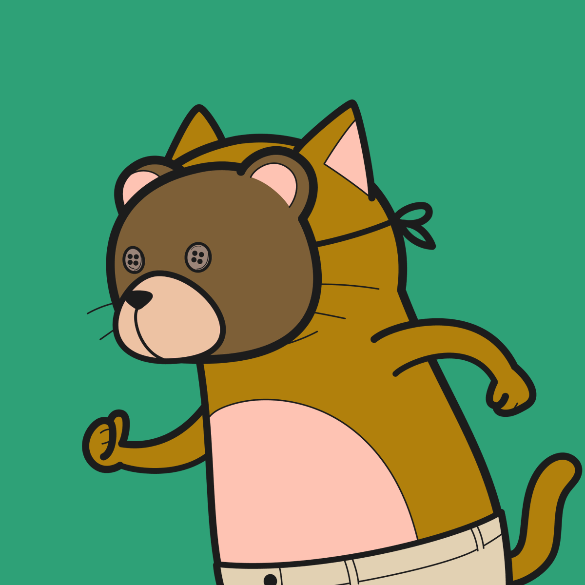 realedamame's tweet photo. My cat is more than ready to infiltrate the bear gang🐱🐻 @BBRCOfficial @HeeDongNFT #ivycatgang https://t.co/tLdHeiokW1