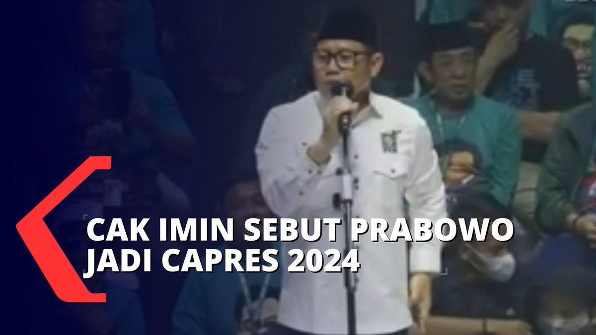 Cak Imin Sebut Prabowo Subianto jadi Capres 2024 di Acara PKB, Deklarasi atau Bukan? dlvr.it/Sbx4yb