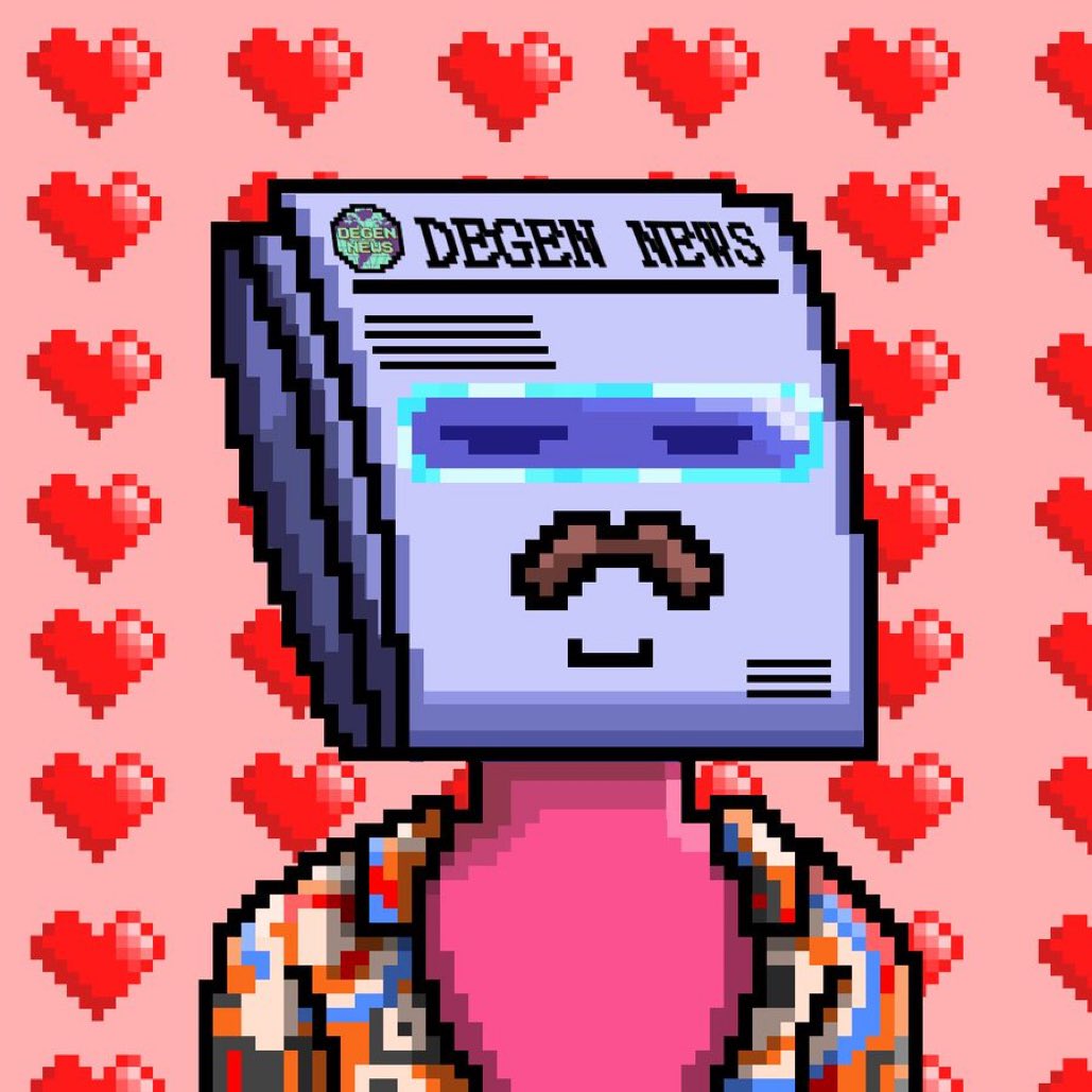 DEGEN NEWS (@degeneratenews) on Twitter photo ANNOUNCEMENT: <a href="/DegenerateNews/">DEGEN NEWS</a> IS GIVING AWAY 5 WL SPOTS FOR ITS UPCOMING MINT
1. FOLLOW <a href="/DegenerateNews/">DEGEN NEWS</a> + @DegenerateSpice
2. LIKE AND RT ANNOUNCEMENT: <a href="/DegenerateNews/">DEGEN NEWS</a> IS GIVING AWAY 5 WL SPOTS FOR ITS UPCOMING MINT
1. FOLLOW <a href="/DegenerateNews/">DEGEN NEWS</a> + @DegenerateSpice
2. LIKE AND RT