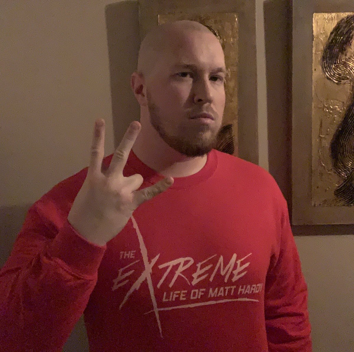 SincerelyMaxMF's tweet photo. I got my @matthardypod merch from https://t.co/GMl6vDF0kJ & you can too! You already know I go hard for my main man @MATTHARDYBRAND. @JonAlba.
I’m not a Matt Hardy guy.
I’m THE Matt Hardy guy!
#MattHardyPod. #TheExtremeLife. https://t.co/8qQGK5TKNm