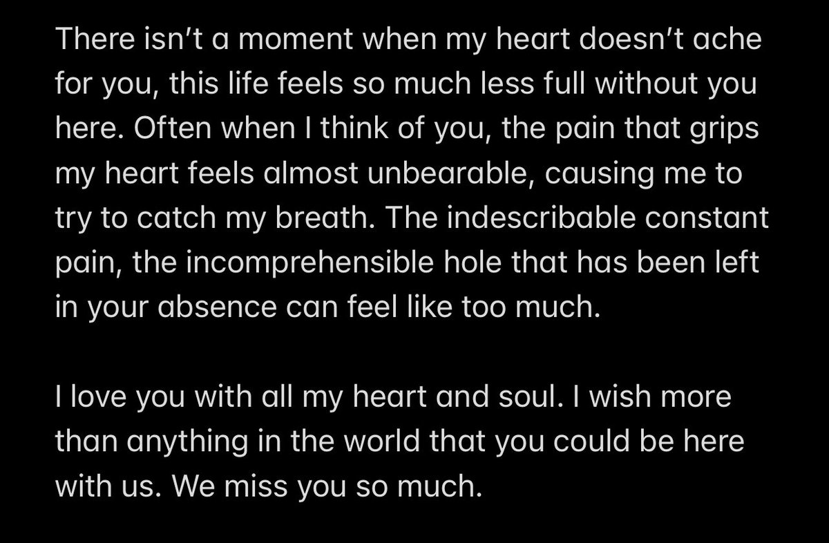 Happy heavenly Birthday my love @jasonljenkins 💗