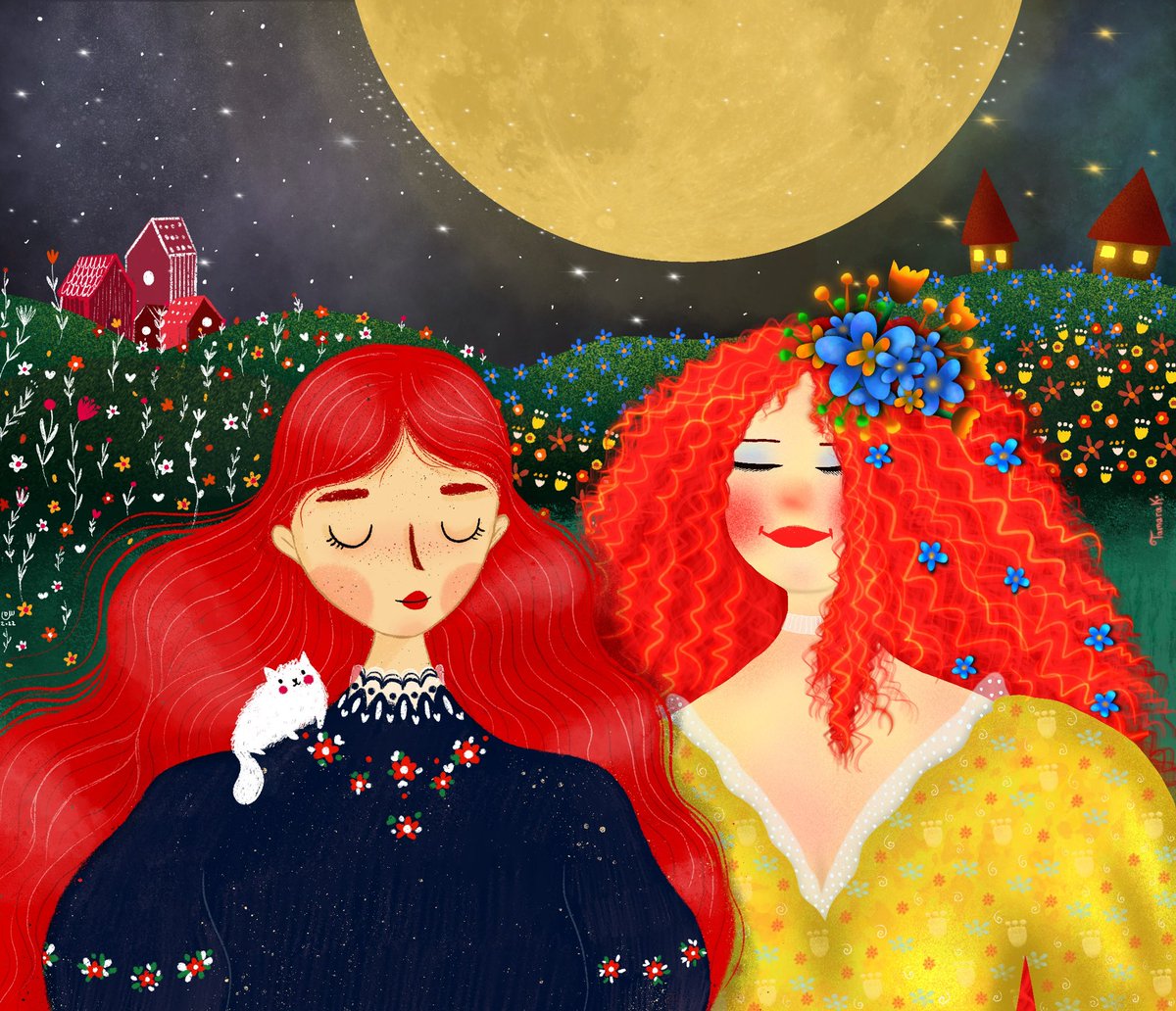 Good morning kind souls🌼 
Our collab with @tako_redpanda ❤