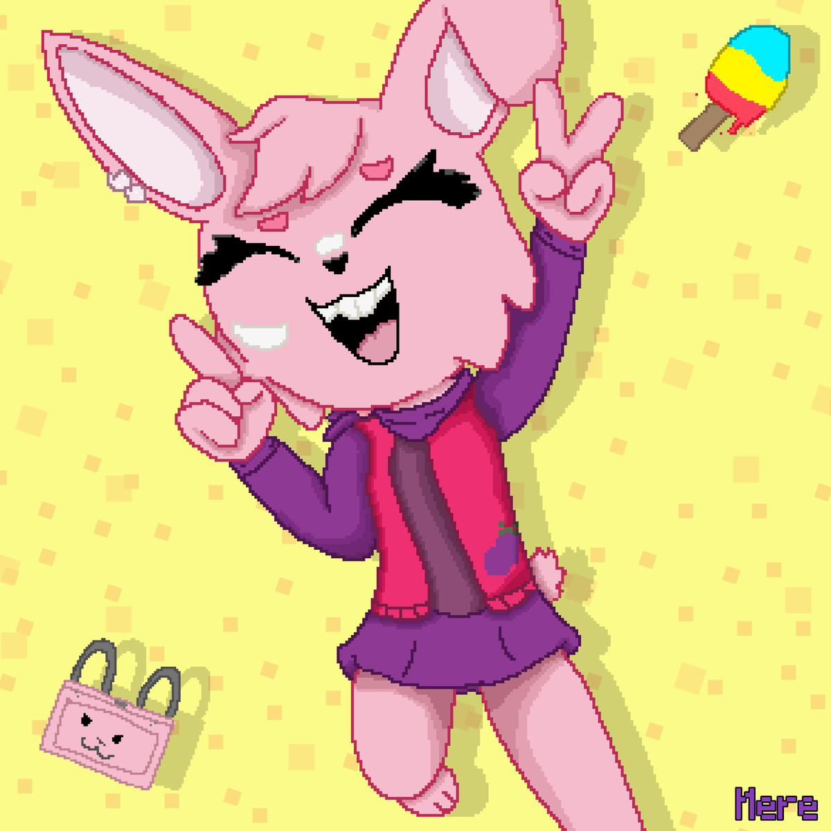 scribner_gabe's tweet photo. Fanart for @MereNoTilde
I am very proud of this one. Took forever to make, but id say i did fine considering im still kinda newish to pixel art
#art #artist #artwork #rabbit #bunnygirl #bunny #characterart #oc #merenotilde #pixel #pixelart https://t.co/9zzMsi2NAZ