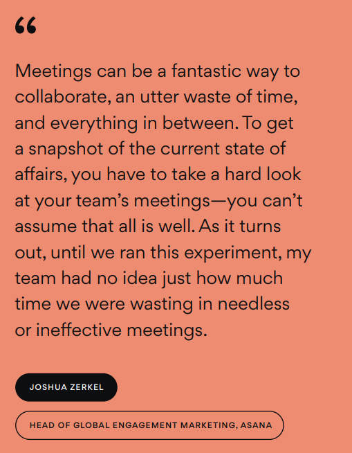Helen Bevan (@helenbevan) on Twitter photo How to fix meetings: aimed at any team or organisation wanting to seriously address the issue of soul-crushing, time-wasting meeting overload. A new, free, research-based resource using an approach called "strategic subtraction": assets.asana.biz/m/43e591058f5e⦠TY <a href="/RebHinds/">Rebecca Hinds, PhD</a> <a href="/work_matters/">Bob Sutton</a> How to fix meetings: aimed at any team or organisation wanting to seriously address the issue of soul-crushing, time-wasting meeting overload. A new, free, research-based resource using an approach called "strategic subtraction": assets.asana.biz/m/43e591058f5e⦠TY <a href="/RebHinds/">Rebecca Hinds, PhD</a> <a href="/work_matters/">Bob Sutton</a>