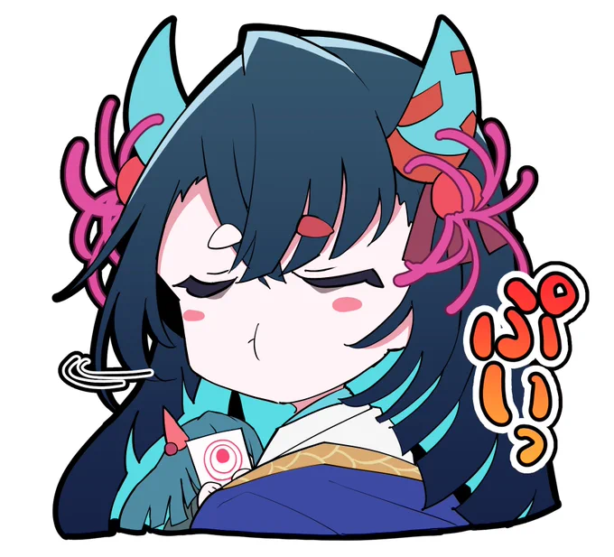 これ配信で使う(予定だった)反抗期阿頼耶ちゃんです 
