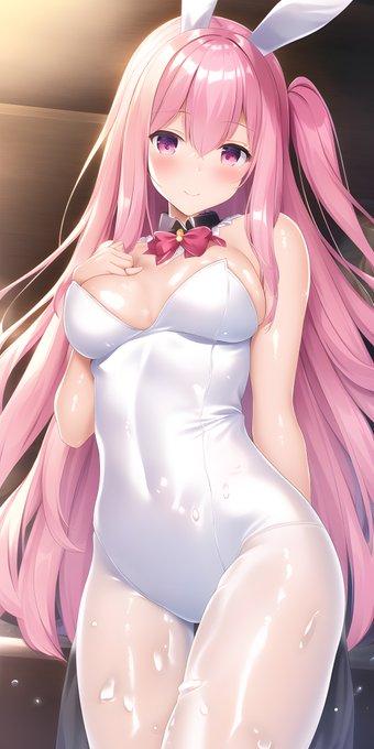 白バニーガールにぶっかけ無洗浄
#NovelAI 