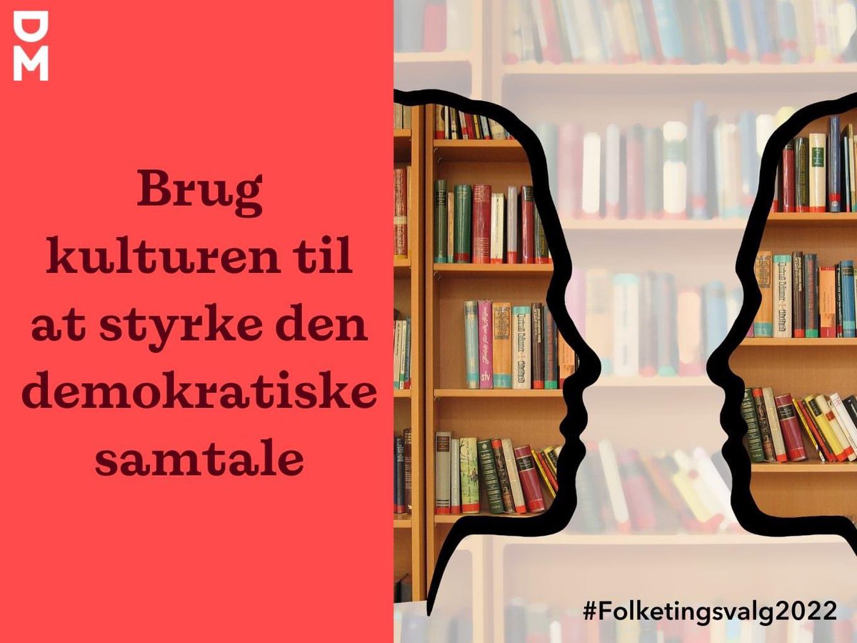To dage til valg! Før og efter bør politikerne huske, at museerne, arkiverne og bibliotekerne er blandt de få steder, hvor danskerne kan tale sammen om fortid og fremtid på oplyst grundlag. Uden myter og mudderkastning. Stærkere kultur = stærkere demokrati. #dkkultur #dkpol #fv22