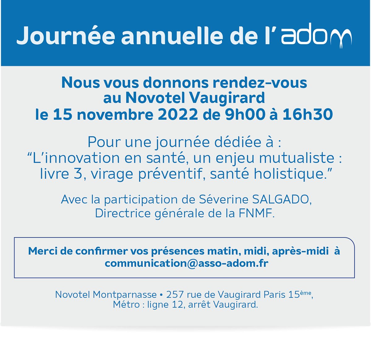 ADOM_Mutualité (@adommutualite) on Twitter photo Journée Annuelle <a href="/AdomMutualite/">ADOM_Mutualité</a> avec <a href="/SeverineSalgado/">severine salgado</a> <a href="/bruno_huss/">Bruno HUSS</a> <a href="/OBasire/">BASIRE OLIVIER</a> <a href="/EmmaCaille/">Emmanuelle Caillé</a> @ValerieKirion @annelisemontaville <a href="/alaintoledano/">alain toledano</a> <a href="/FatimaTricoire/">TRICOIRE Fatima</a> <a href="/ErickMaville/">Erick Maville</a> Journée Annuelle <a href="/AdomMutualite/">ADOM_Mutualité</a> avec <a href="/SeverineSalgado/">severine salgado</a> <a href="/bruno_huss/">Bruno HUSS</a> <a href="/OBasire/">BASIRE OLIVIER</a> <a href="/EmmaCaille/">Emmanuelle Caillé</a> @ValerieKirion @annelisemontaville <a href="/alaintoledano/">alain toledano</a> <a href="/FatimaTricoire/">TRICOIRE Fatima</a> <a href="/ErickMaville/">Erick Maville</a>