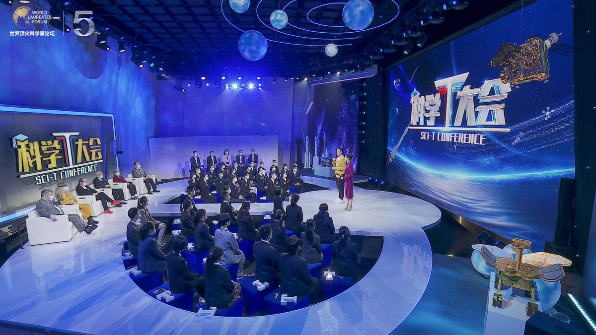 wlaforum's tweet photo. Students and young #scientists had inspiring talks with world laureates during the Science-T Conference of the 5th #WLAFORUM. #CAS #NextGenerationScientists https://t.co/H5kVROBhHn