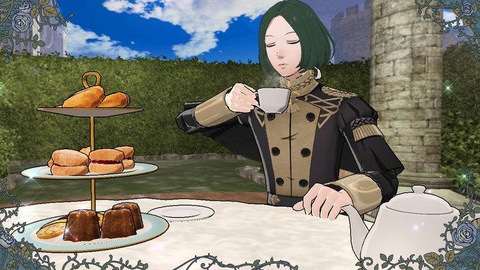 Fe風花雪月 再現料理 Perfect Tea Time のお菓子たち 支援b Ver サンドケーキ 二次創作料理 Niji Kitchen ニジキッチン