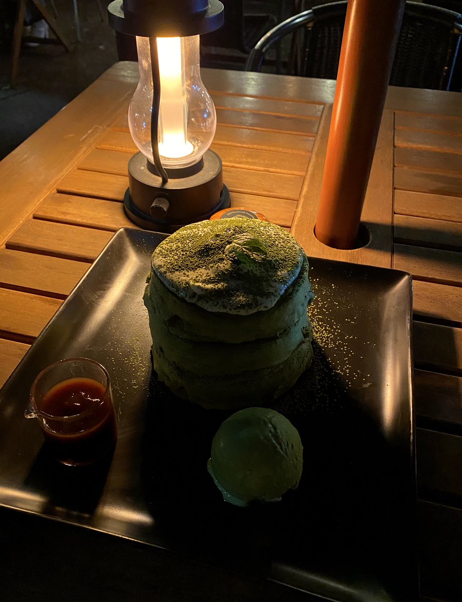 Dasyatistingray's tweet photo. こんばんは
今日は、美味しいパンケーキのお店を見つけました🥞🌱 https://t.co/rpi4OV9tMJ