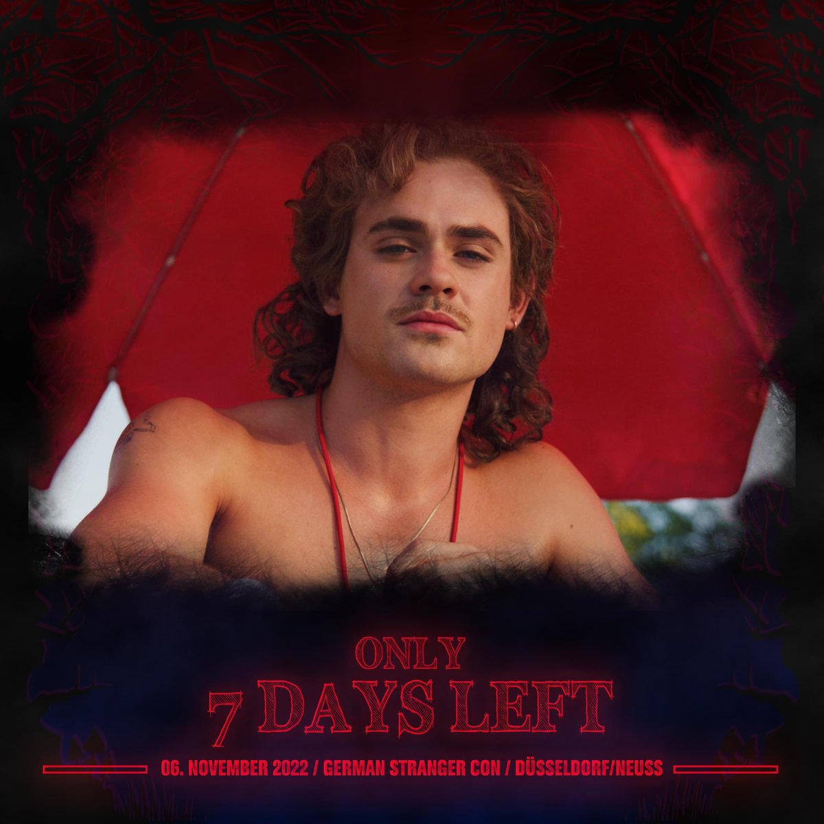 German Stranger Con, 6.11.2022, Crowne-Plaza, Düsseldorf-Neuss Tickets: bit.ly/3PCsrBP 

HEUTE IN EINER WOCHE IST ES SOWEIT!

Seid ihr bereit und habt ihr schon alle eure Photo Shoot-, Autogramm-, Selfie- und Meet &amp; Greet Tickets?!