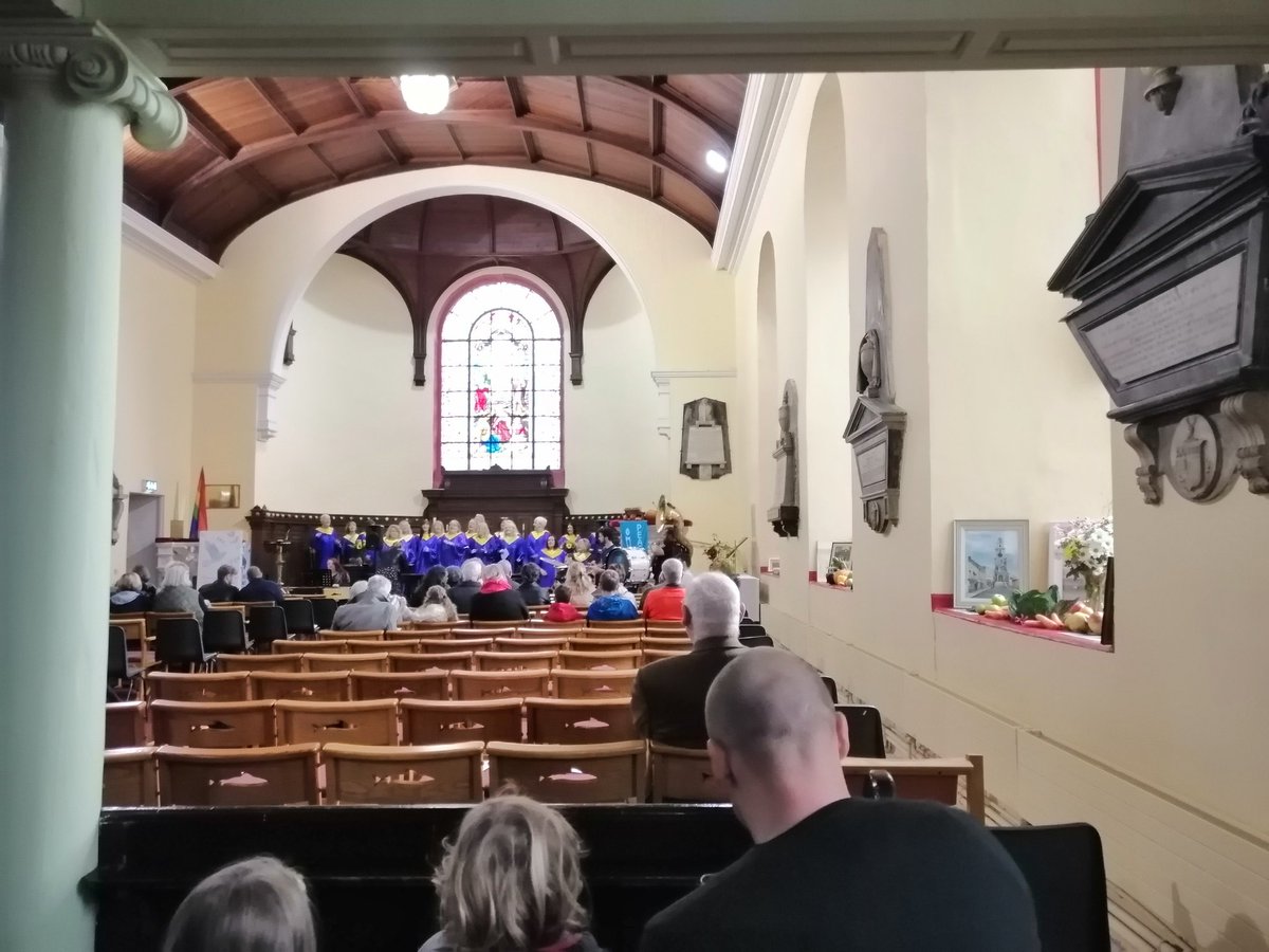 Good morning from <a href="/StAnnesShandon/">St Annes Shandon - An Inclusive Church</a> for the Civic Harvest and Jazz Eucharistic as part of <a href="/corkjazzfest/">Guinness Cork Jazz</a>. Looking forward to a lively service with Carrigtwohill Gospel Choir and Hyde Park Brass Band #CorkJazz #Shandon