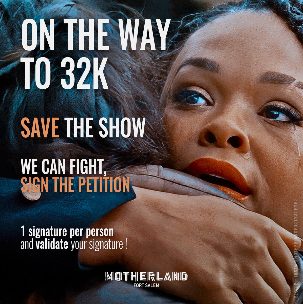 MiseryMind_crea's tweet photo. UPDATE 😬 #Switches, Only 774 signatures ❤️ left before we go to 32k. We have learned we must continue to fight ! We are being watched, so let's increase the statistics !
PETITION : https://t.co/VGP1Xw7qXy
#MotherlandFortSalem #SaveMotherlandFortSalem #witches https://t.co/WFKjbCrp2e