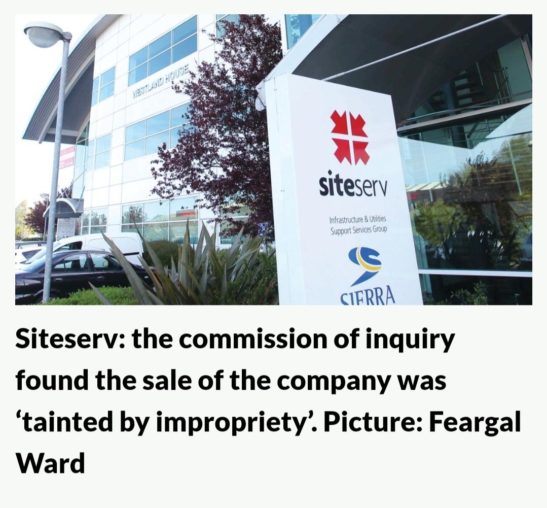 The special liquidators of the former Anglo Irish Bank have drafted in a senior counsel to review the commission of inquiry’s report into the sale of #Siteserv to a company controlled by Denis O’Brien, the Business Post has learned. #HowIrelandWorks businesspost.ie/news/anglo-liq…