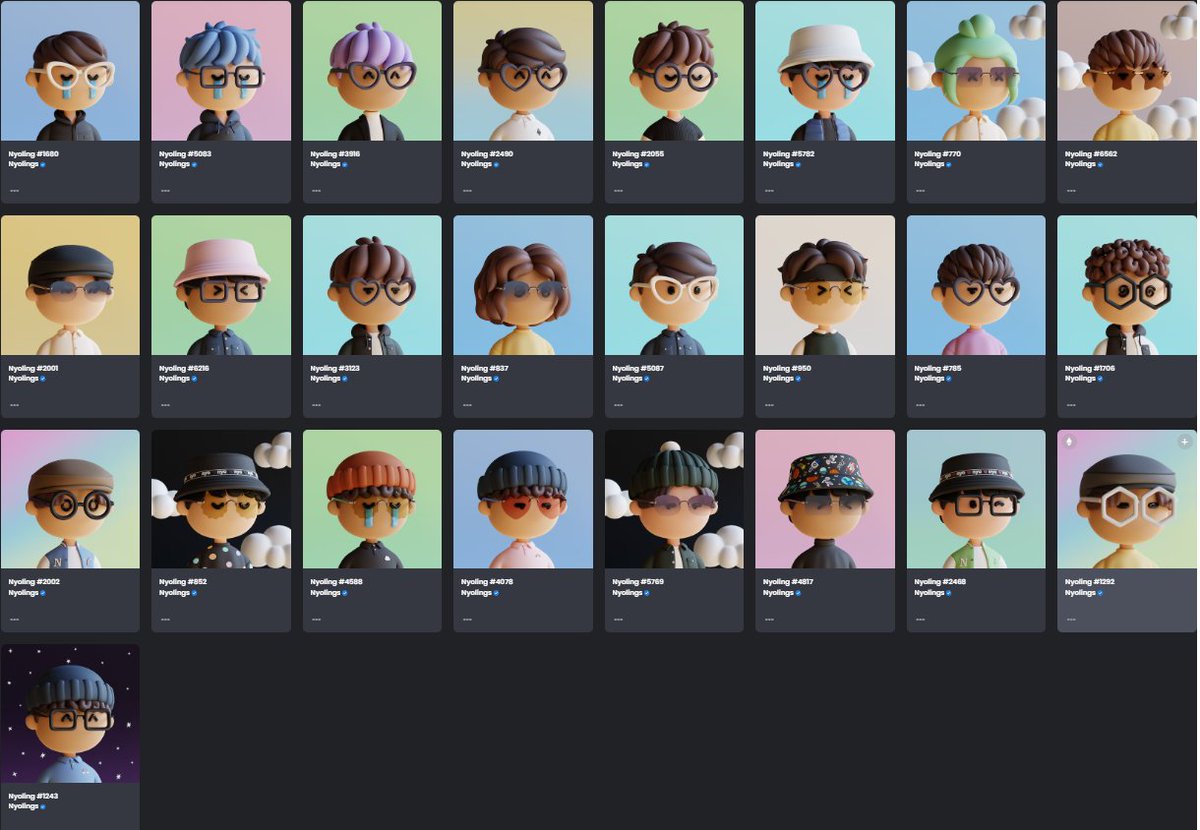 Thinking I should do a lil <a href="/Nyolings/">Nyolings</a> giveaway.. like, retweet and comment a number between 1-750 and ill hit a google random number generator to pick the winner within 24 hrs. (in the event there's more than 750 cmts on this ill tell my mom i made it😂 <a href="/Nyolings/">Nyolings</a> #NFT #NFTGiveaway