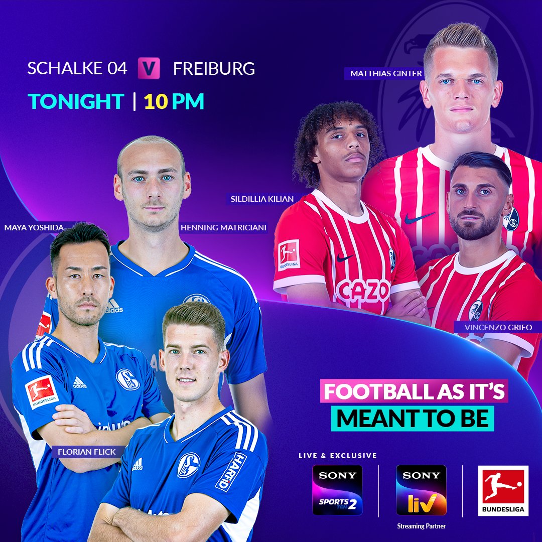 2 out of the TOP 4 TEAMS on the #Bundesliga Table are in action tonight ⚽️👀 Can #UnionBerlin keep their spot at the top❓ Watch some high-flying footballing action, 8 PM onwards, only on the All New #SonySportsNetwork 📺 #FootballAsItsMeantToBe