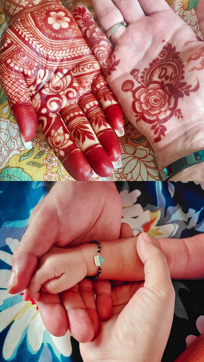 His tiny little hand made their hands look even more adorable 😭♥️🧿 2021 and 2022 😭 Just how fast the night changes 🥺♥️🧿 #DheerajDhoopar #VinnyAroraDhoopar @VinnyArora2 @DheerajDhoopar #ZaynDhoopar