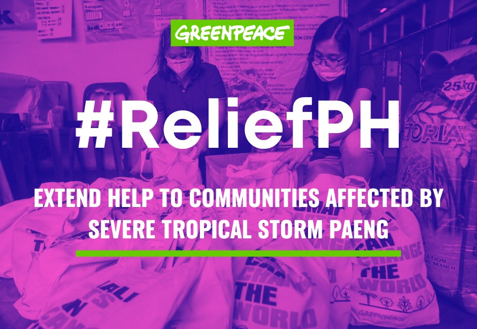 gpph's tweet photo. In just a short amount of time, we have lost 48 lives and over 900k people were displaced because of Severe Tropical Storm #PaengPH (Nalgae).

Extend a hand 🤝 to communities recovering from the disaster by supporting these initiatives:

#ReliefPH 
#ClimateEmergencyPH https://t.co/UBbHyI3zE0