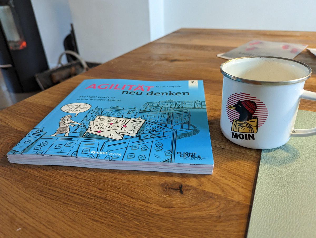 ✅ Sonntagslektüre auslesen - danke <a href="/klausleopold/">Klaus Leopold</a> für das Werk. 😀 Man soll zwar nicht schlingen, aber bei dem Buch gar nicht anders möglich. #flightlevels #Agile #agilepeople