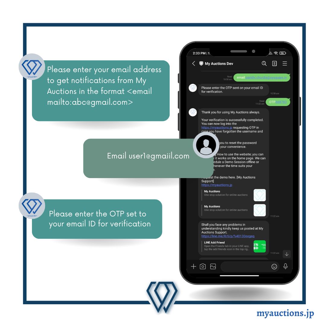 MyauctionsJp's tweet photo. Attend auctions from your LINE account! Bidding made easy.

#myauctions #myauctionsjapan #lineauction #line #lineAPI #onlineauction #auctiontools #auctionhouse #auctionsoftware #conductauction #createyourauction #auction #auctionAPI #auctionsmadeeasy https://t.co/Ny9nSzzniM