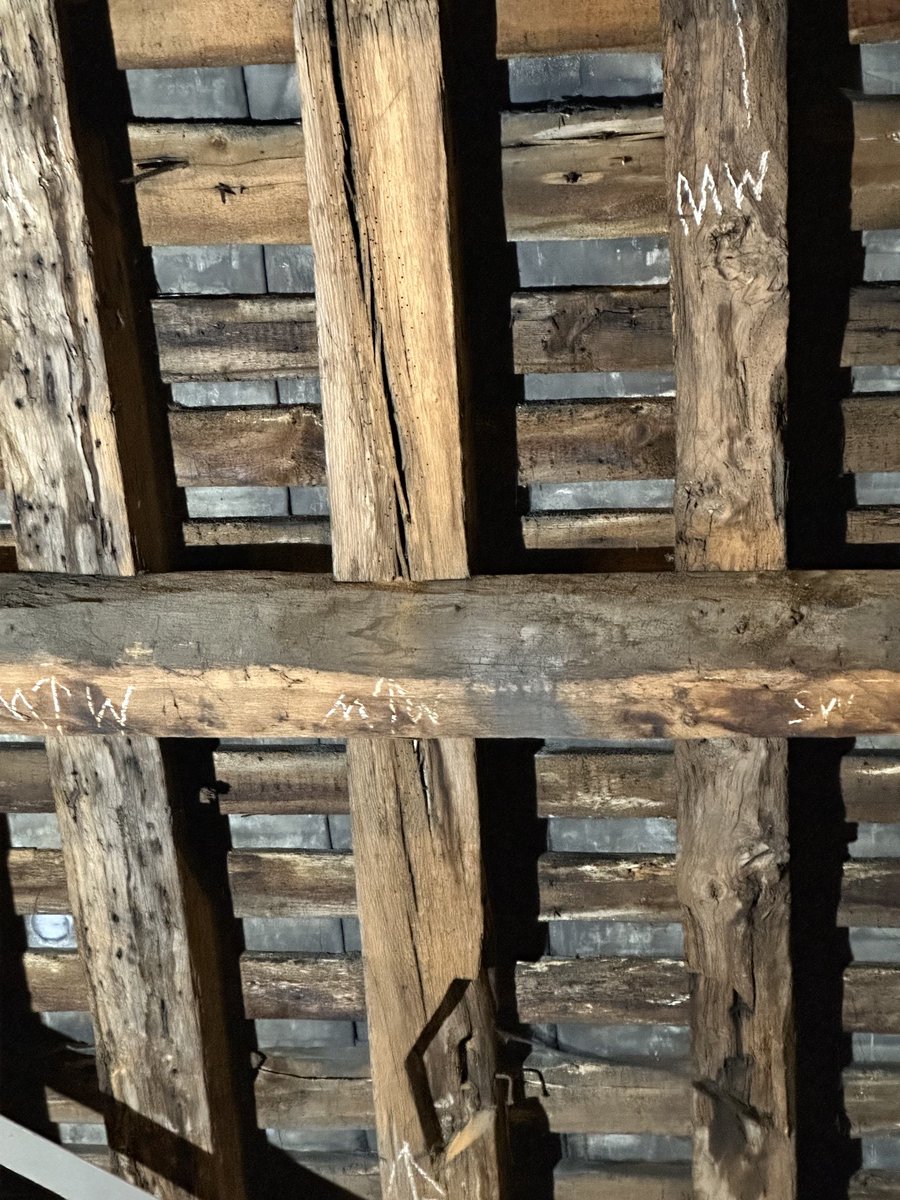 One for the early birds: This middle timber in the roof of Beverley Minster was dendro-dated to the year 921. It’s been holding up roofs since the reign of King Æthelstan.