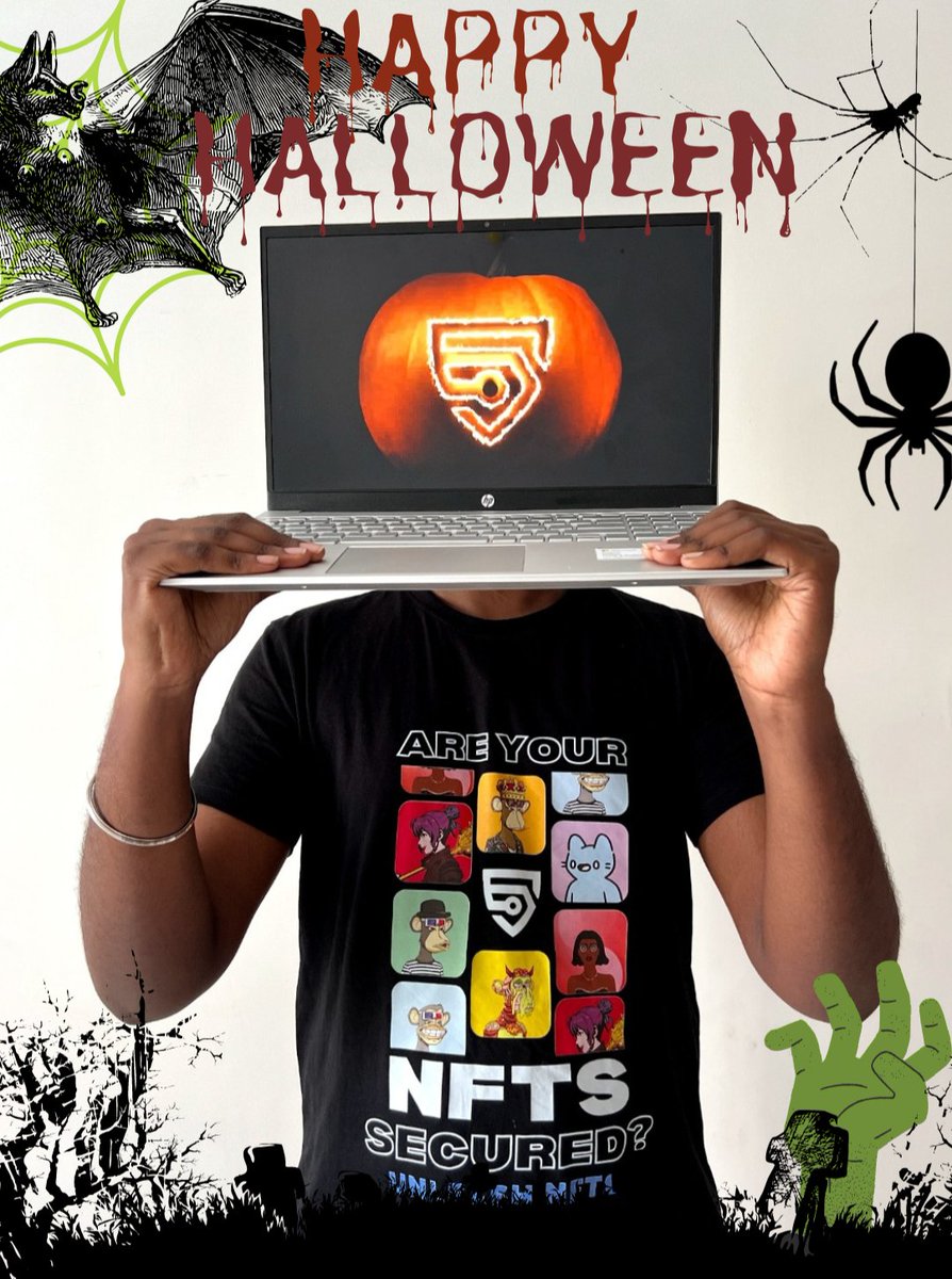 TechNishanth's tweet photo. And here comes my entry for
Halloween with @bitsCrunch ☠️

👻 Share your entries with the Pumpkin Head!!🎃

#bitscrunch #HappyHalloween  #Halloween https://t.co/sFoVn5pGSc