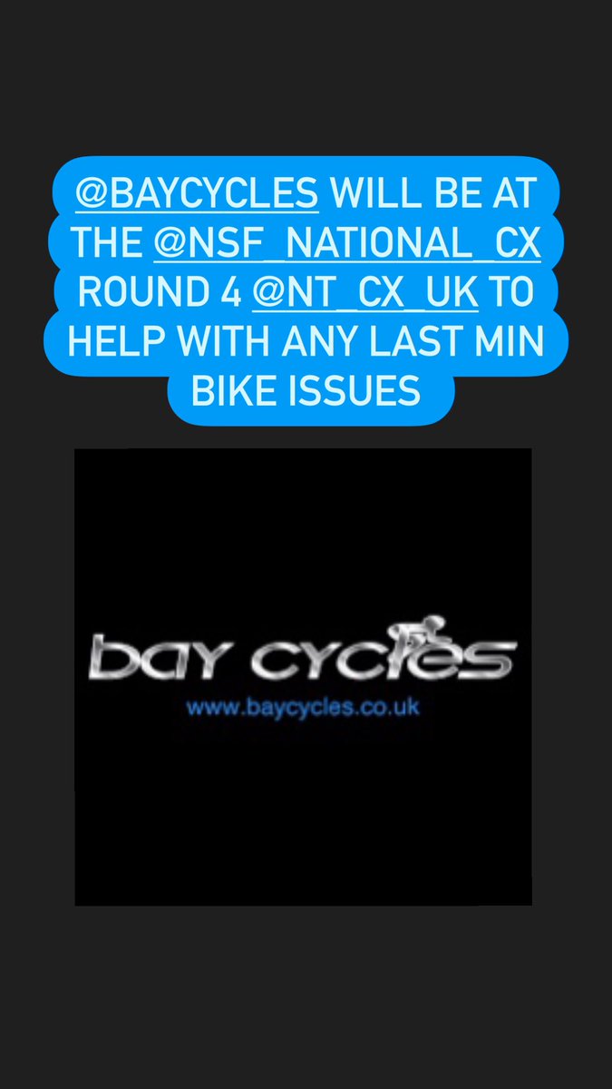 Never Strays Far National Trophy Cyclocross (@nsf_national_cx) on Twitter photo Great news we have <a href="/BayCycles/">Bay Cycles</a> on board for the <a href="/nsf_national_cx/">Never Strays Far National Trophy Cyclocross</a> @nt_cx_uk Round 4. 🚴🚴 more information about <a href="/baycycles/">Bay Cycles</a> can be found on there website baycycles.co.uk/about-us/ <a href="/middevoncc/">MidDevonCC</a> @swcx_league Great news we have <a href="/BayCycles/">Bay Cycles</a> on board for the <a href="/nsf_national_cx/">Never Strays Far National Trophy Cyclocross</a> @nt_cx_uk Round 4. 🚴🚴 more information about <a href="/baycycles/">Bay Cycles</a> can be found on there website baycycles.co.uk/about-us/ <a href="/middevoncc/">MidDevonCC</a> @swcx_league