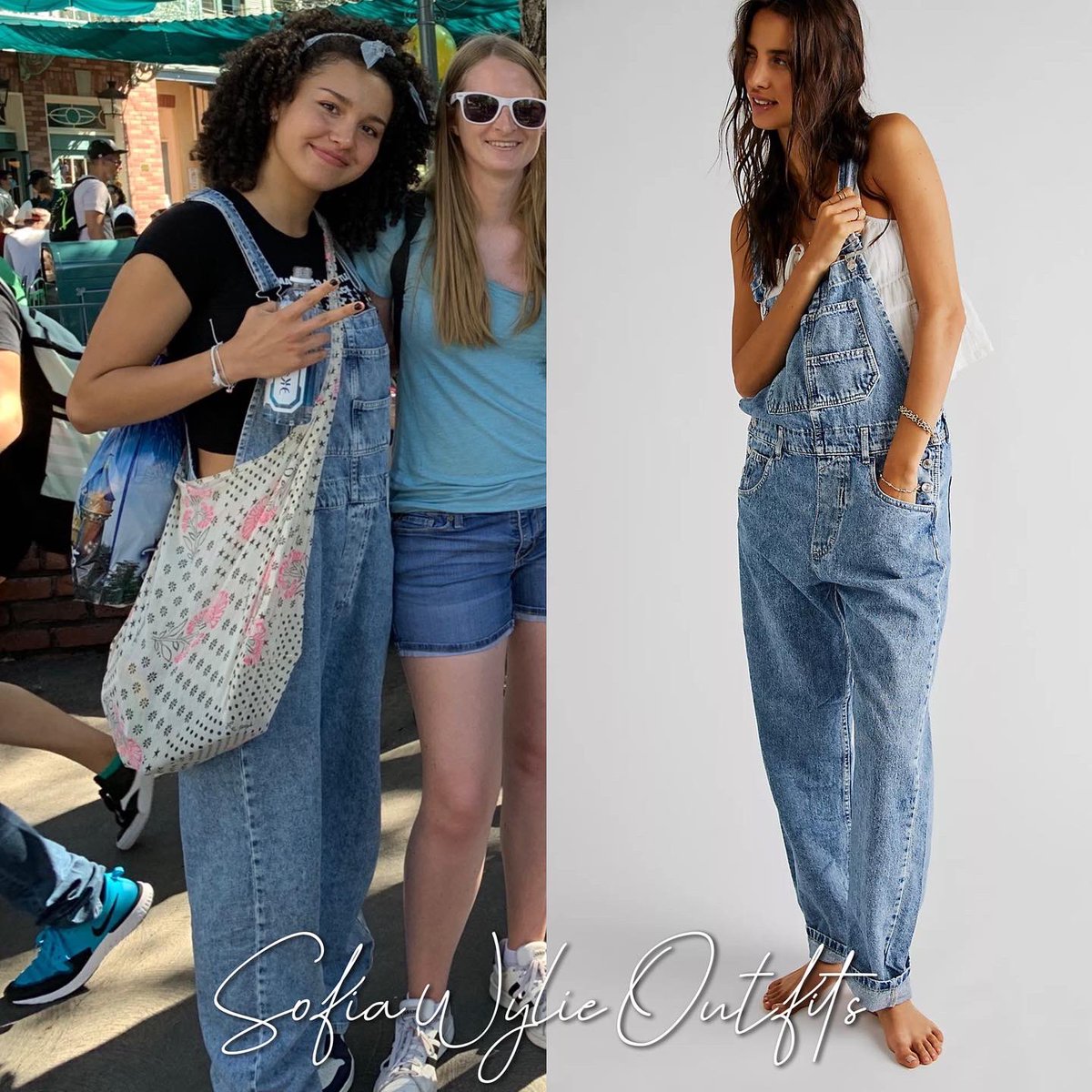 sofiawoutfits's tweet photo. Sofia wears:

1.#FreePeople Gauze Linen Tote Grocery Beach Bag
2.#OMWeekend ‘Mary Had a Little Panick Attack’ baby tee 
3.#FreePeople x #WeTheFree ‘Ziggy’ denim overalls 

⠀⠀⠀ https://t.co/ZPk9NoIzmc