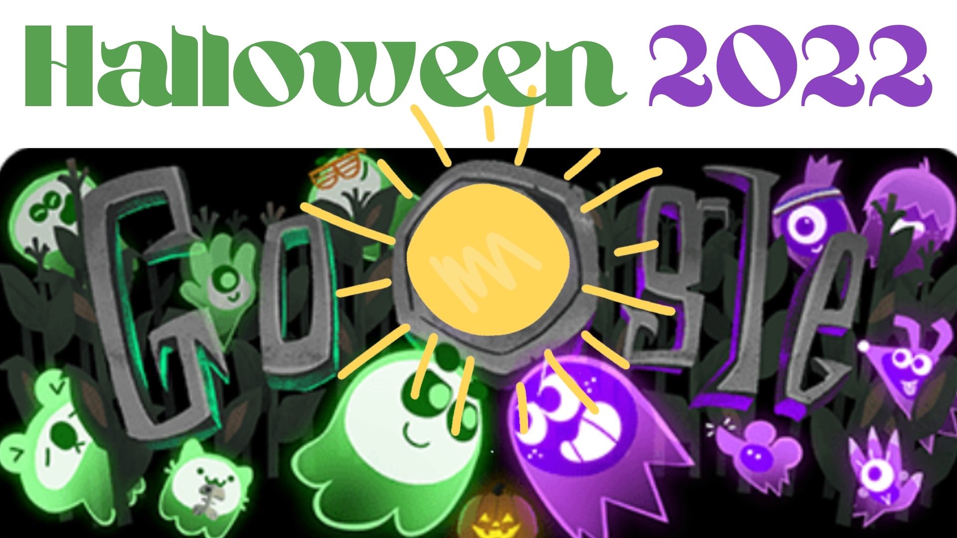 Google Halloween 2022 Doodle Game - The Great Ghoul Duel 