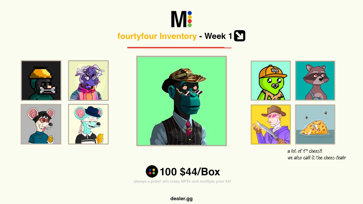 HipReap33's tweet photo. I locked in my @InfectedMob X @MousInDaHous airdrop just in time for the #Dealer to be released! Now I can save up my CT for $44th to try and get some sick NFTs! And with rev share coming back to me for being part of the #MadDao there's really no losing! https://t.co/ne8bwWmb6t