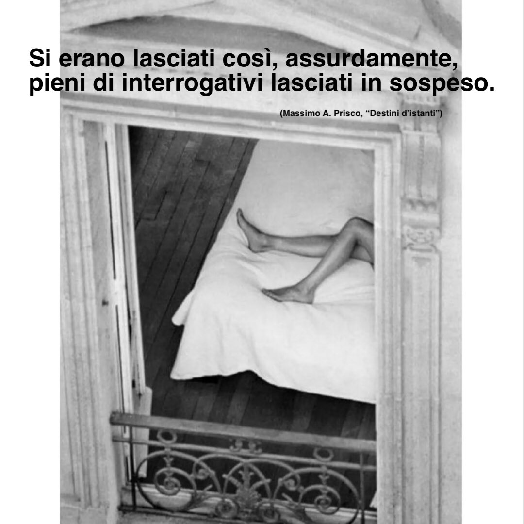 massiprisco's tweet photo. Tratto dal mio nuovo romanzo “Destini d’istanti”, ordinabile in tutte le librerie e qui 👉🏻 https://t.co/LdNjmIz0K8 #libri @PortoSeguroEd https://t.co/MnYZbqazRS