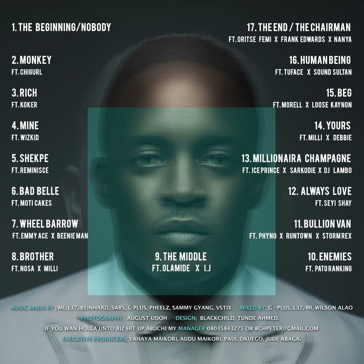 It's the 8th year anniversary of @MI_Abaga's #ChairmanAlbum The most exciting music project I ever worked on. 

The creativity of the tracklisting still blows my mind.