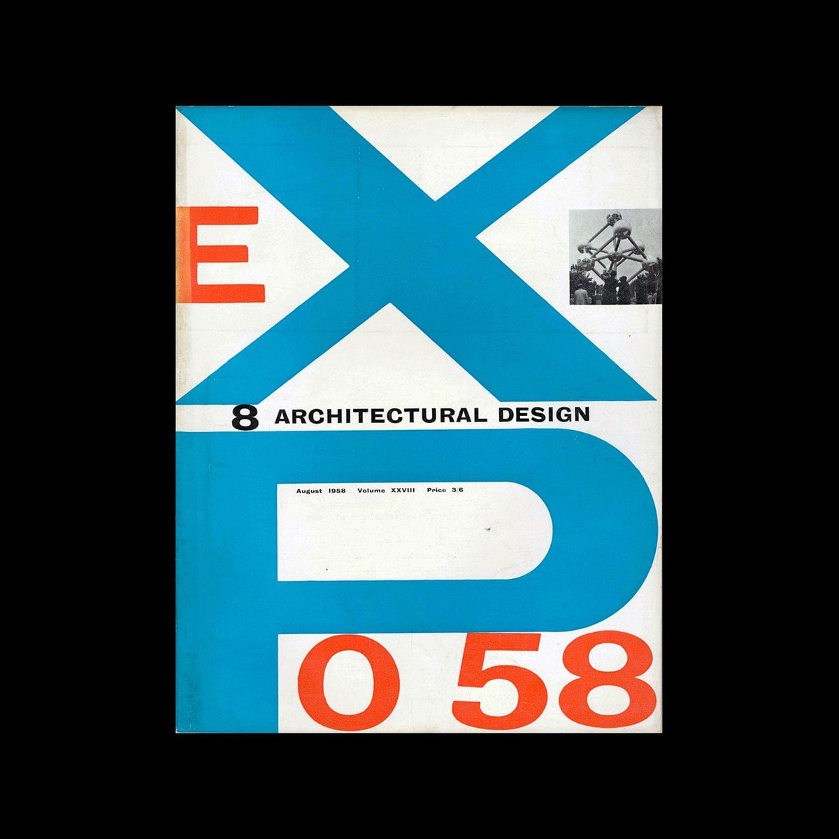 Architectural Design, August 1958
Cover: Experimenta Typographica by Theo Crosby
designreviewed.com/artefacts/arch…
#theocrosby #architecturaldesign #expo58 #typography