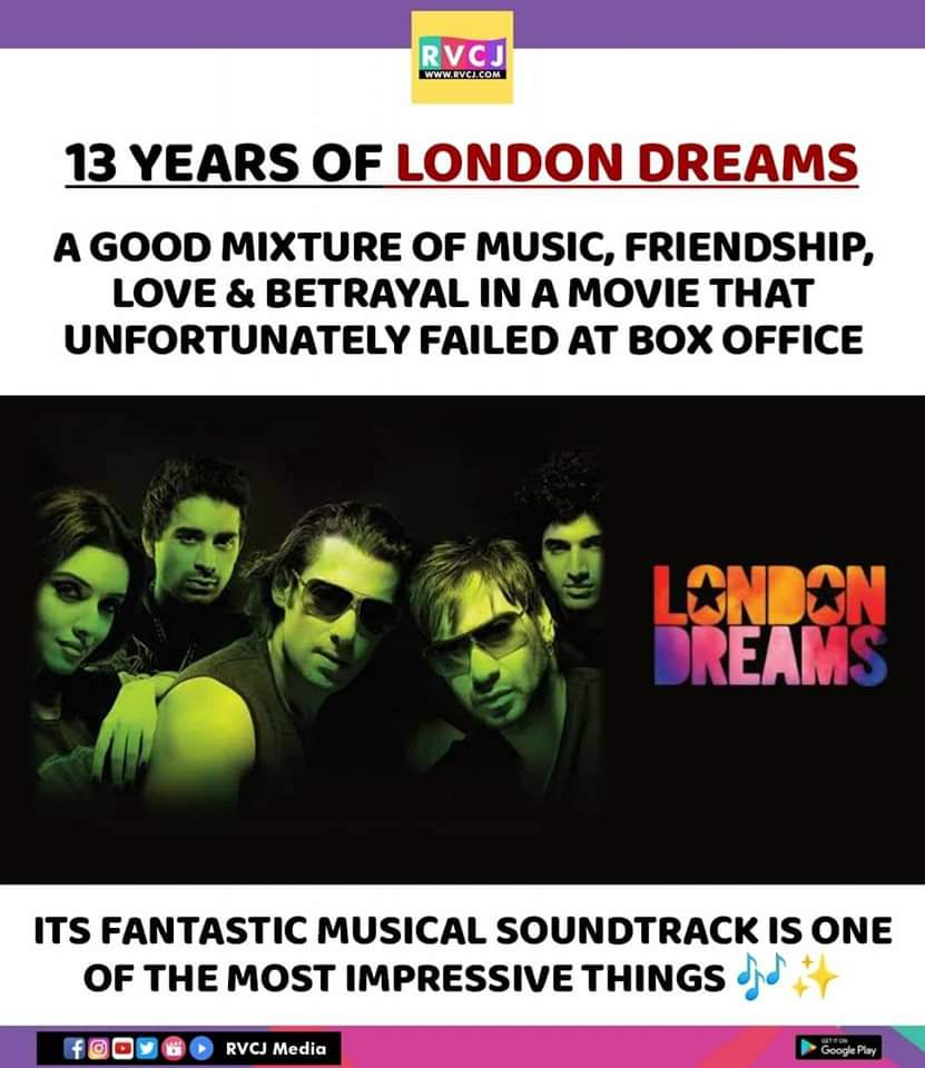 13 Years of London Dreams! #londondreams #salmankhan #ajaydevgn #adityaroykapur #asin #rvcjmovies #rvcjinsta @ajaydevgn @BeingSalmanKhan @ajaydevgn