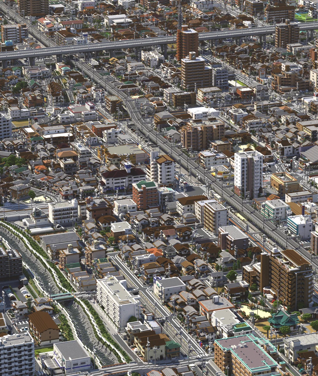 信じられない！マインクラフトで再現した都市風景がリアルすぎる！