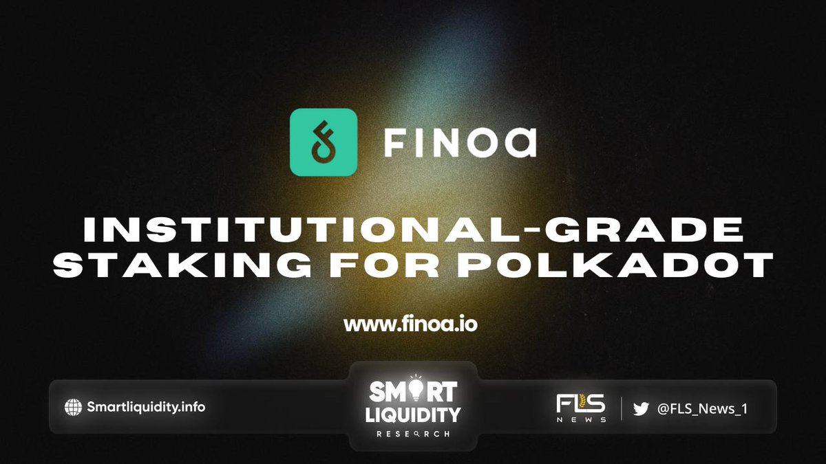 FLS_News_1's tweet photo. 💮 @Finoa_io Institutional-Grade Staking For #DOT @Polkadot
💮 #Polkadot is the first #Finoa-supported token that holders can stake securely not just from their Finoa account, but from any wallet, anywhere in the world by using Finoa’s node.
⬇️INFO
https://t.co/USZ14c0QeZ https://t.co/quBsjBRkr7