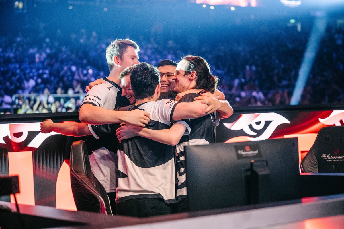 dota2ti's tweet photo. After a tense 2-1 series, Team Secret take down Team Liquid on their journey to the Grand Finals. Team Liquid leave the tournament in 3rd place. #TI11 https://t.co/BvVqEGIUf1