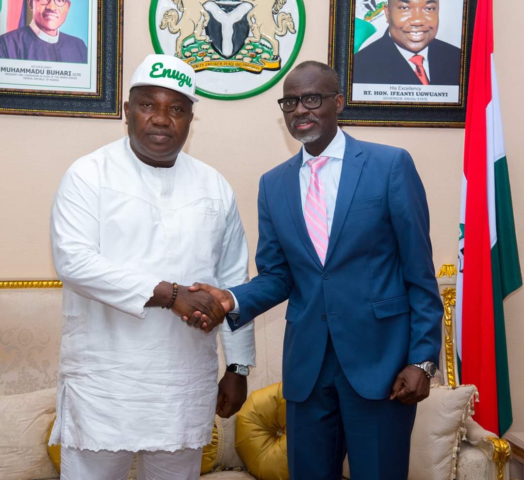 GovUgwuanyiNews's tweet photo. #French, #Rwandan #Ambassadors visit Gov. #Ugwuanyi, hail #Enugu’s potentials, #hospitality 

Ambassador of France in Nigeria, Mrs. #Blatmann has acknowledged the huge potentials of Enugu @Coal__City mostly in #agriculture and other resources that guarantee #food and #security... https://t.co/9TTFTJlwMJ