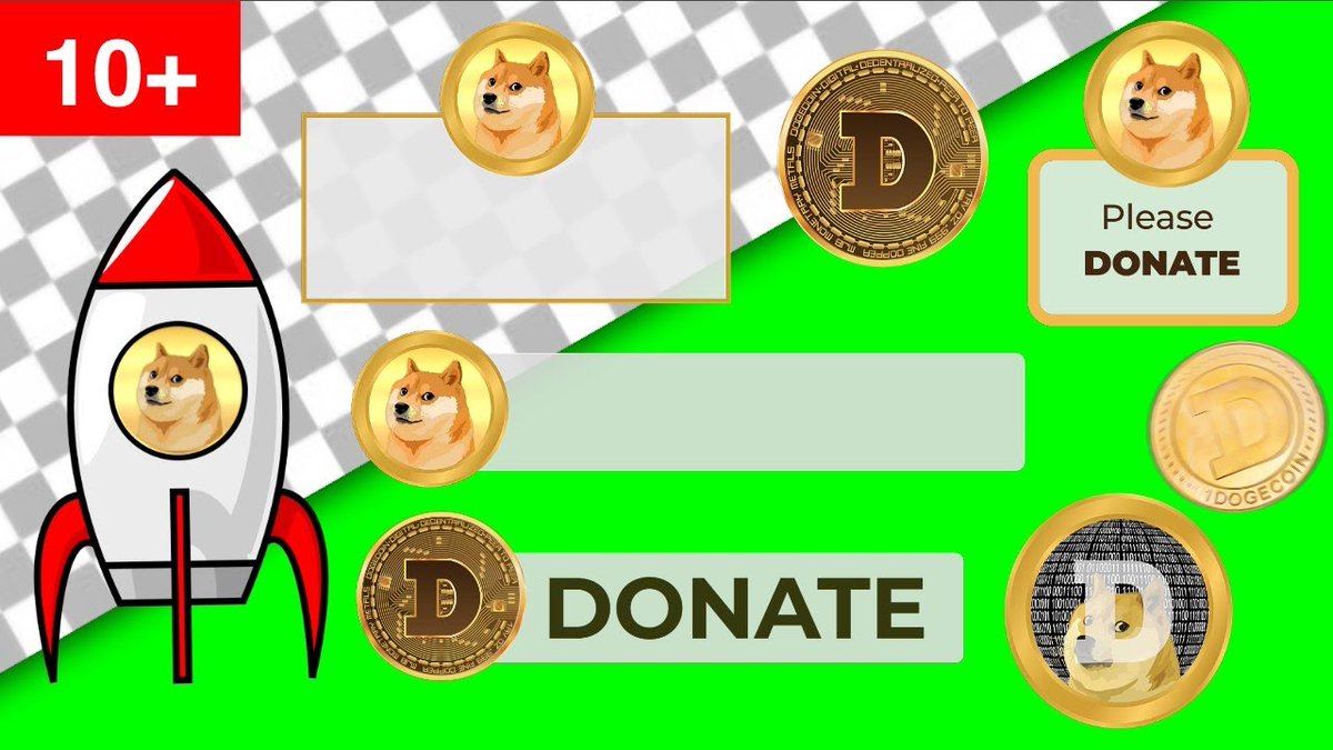 10+ FREE DOGECOIN cryptocurrency | logo, banner, Lower Thirds, donate | green screen, transparent
youtube.com/watch?v=pPU8dM…

#greenscreen #DOGECOIN #cryptocurrency #transparent #crypto #Animated #animation #videoediting #videocreation #videomaker #videomaking