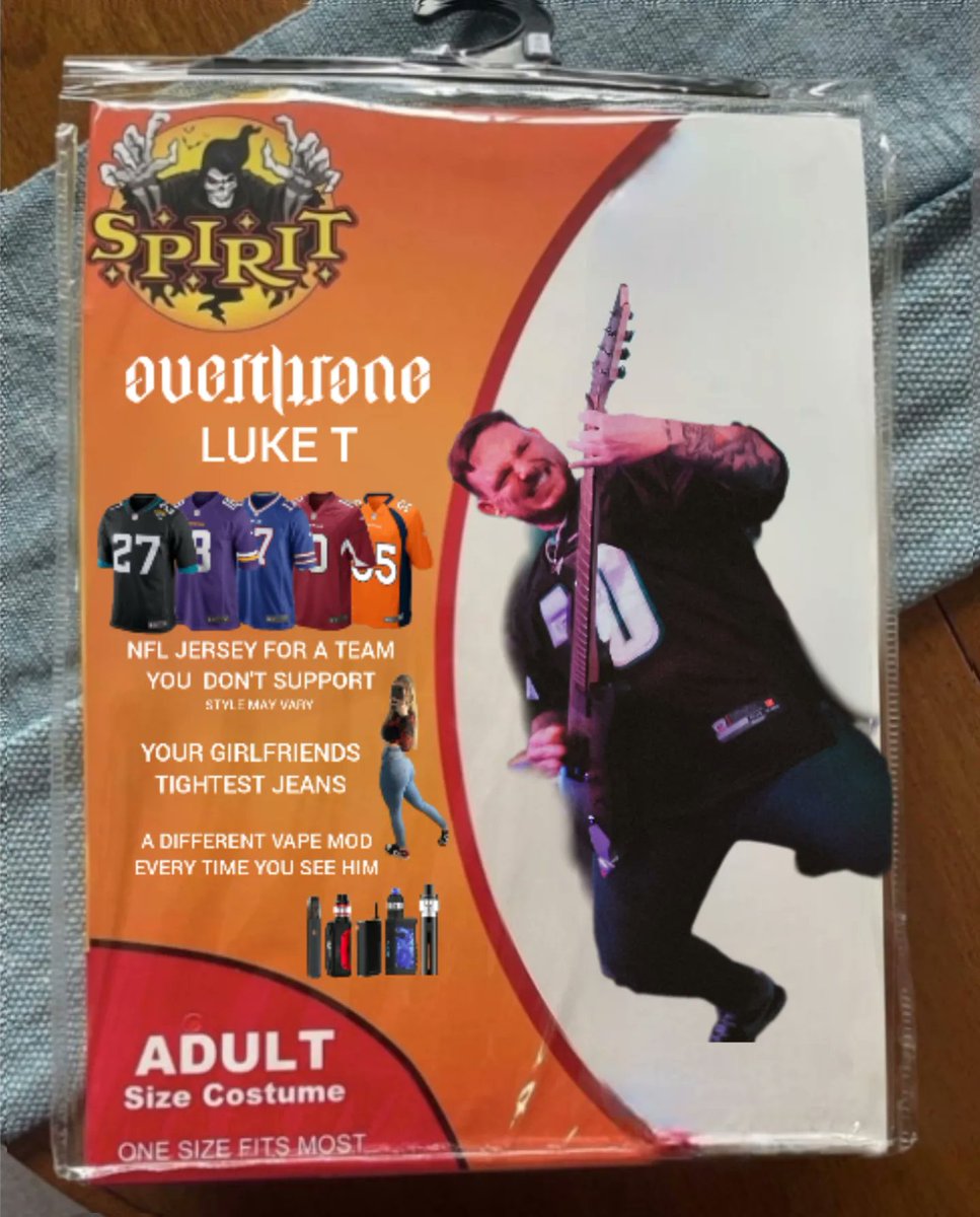 Overthronemusic's tweet image. Lost for inspiration this Halloween? 🎃 We got you...
#overthrone #metalcore #Halloween