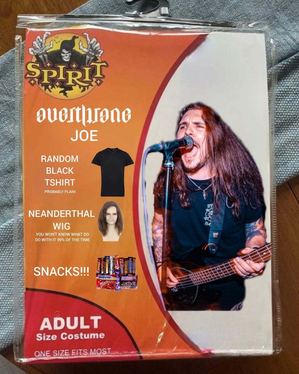 Overthronemusic's tweet image. Lost for inspiration this Halloween? 🎃 We got you...
#overthrone #metalcore #Halloween