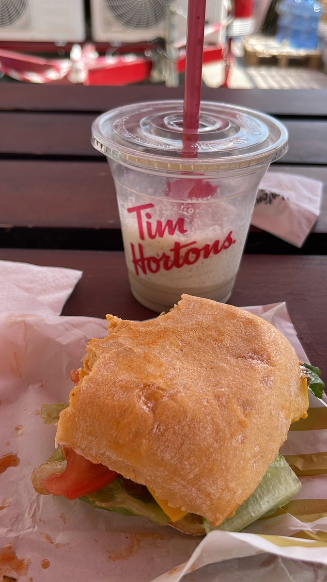 DustinArmson's tweet photo. @TimHortons Glad to try this all the way over here! https://t.co/ni0oL8bNWF