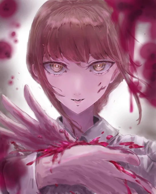 #今月描いた絵を晒そう チェンソーマンおもしれー! 
