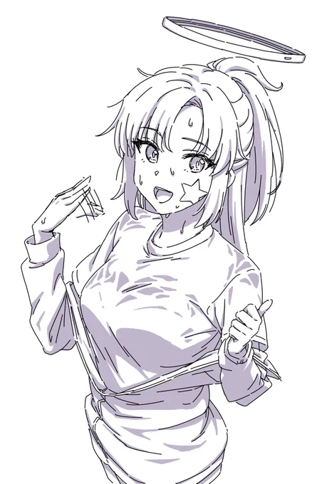 ユウカにはいっぱい汗かいてほしいです。#BlueArchive #ブルアカ 