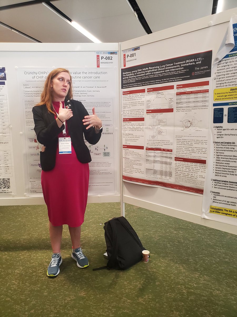 Sukeshi Arora MD (@drsukeshiarora) on Twitter photo Great poster talks by <a href="/YoungSIOG/">Young SIOG</a>! <a href="/CPresGeriOncMD/">Carolyn Presley, MD MHS</a> <a href="/majbaxter/">Mark Baxter</a>
<a href="/JoanaMarinhOnc/">Joana Marinho</a> #ann-kristineweber-giger #SIOG2022 Great poster talks by <a href="/YoungSIOG/">Young SIOG</a>! <a href="/CPresGeriOncMD/">Carolyn Presley, MD MHS</a> <a href="/majbaxter/">Mark Baxter</a>
<a href="/JoanaMarinhOnc/">Joana Marinho</a> #ann-kristineweber-giger #SIOG2022