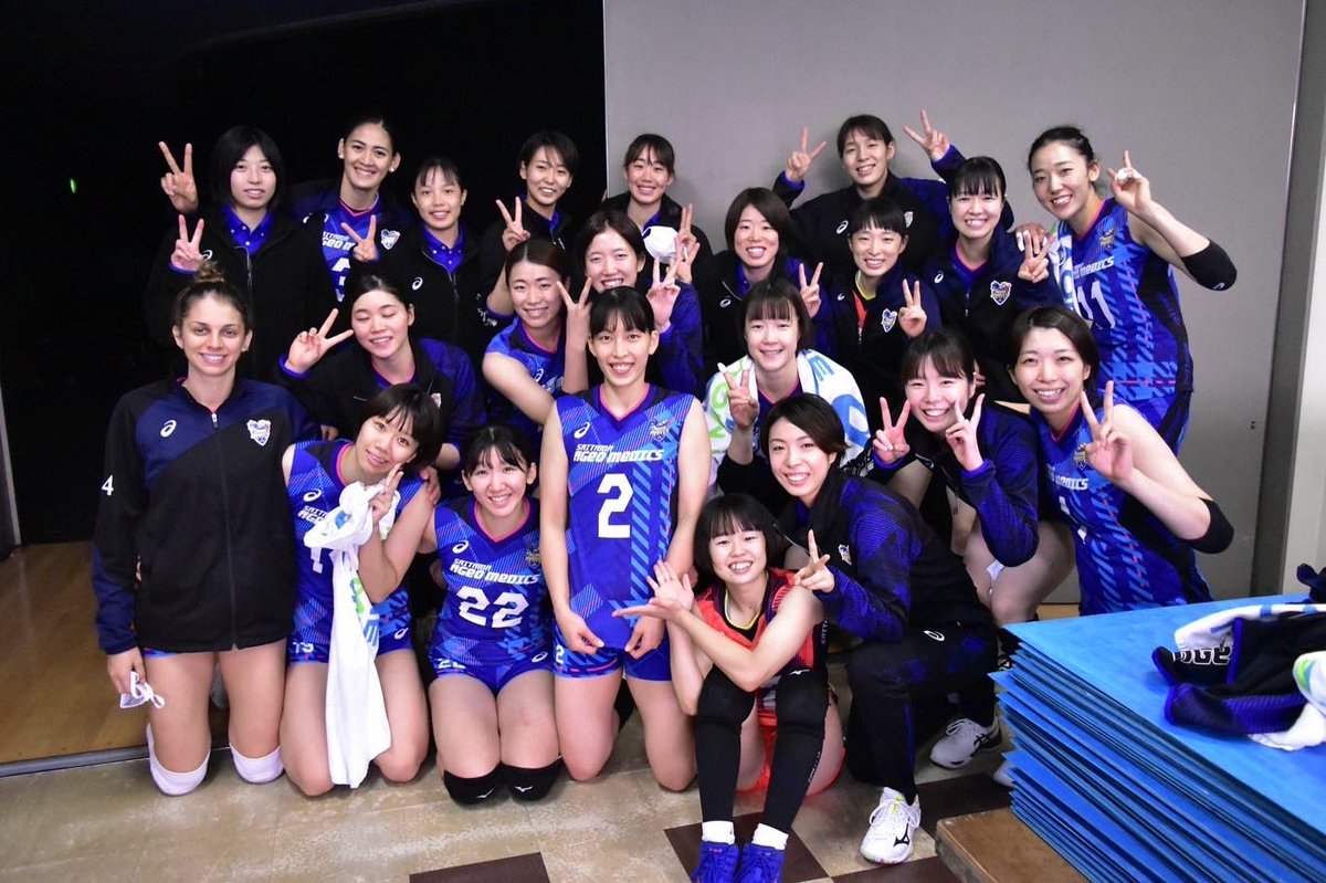 Saitama_AMG's tweet photo. ／
#埼玉上尾メディックス 
2連勝🔥💪🔥
＼

2勝目！！！
2日間、たくさんのご声援ありがとうございました😳💕

来週は岩手県陸前高田市の夢アリーナたかたでホームゲーム💪💪
会場で応援してください📣✊🏻

#Vリーグ
#バレーボール https://t.co/GApyo7h1uO
